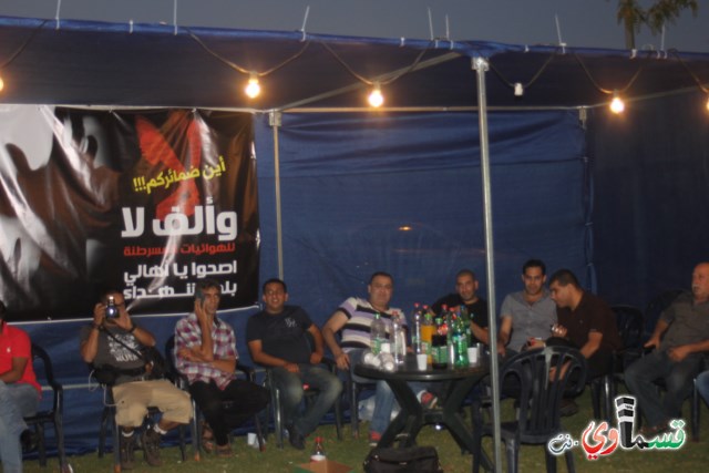 الحراك الشبابي وخيمة الاعتصام ينتصرون بدعم كامل من رئيس البلدية